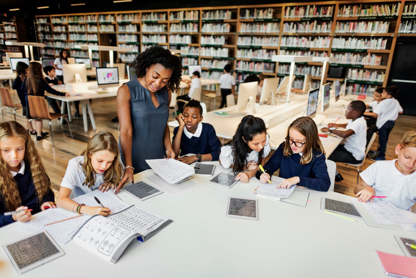 Classroom Learning Mathematics Students Study Concept